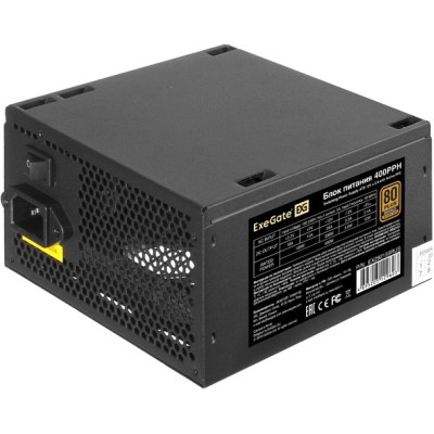 Блок питания 400W EXEGATE 80 PLUS® BRONZE 400PPH EX292159RUS-OEM