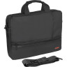 Сумка EXEGATE BUSINESSPRO EСС-115 BLACK, water resistant, черная, водоотталкивающий полиэстер, 15,6